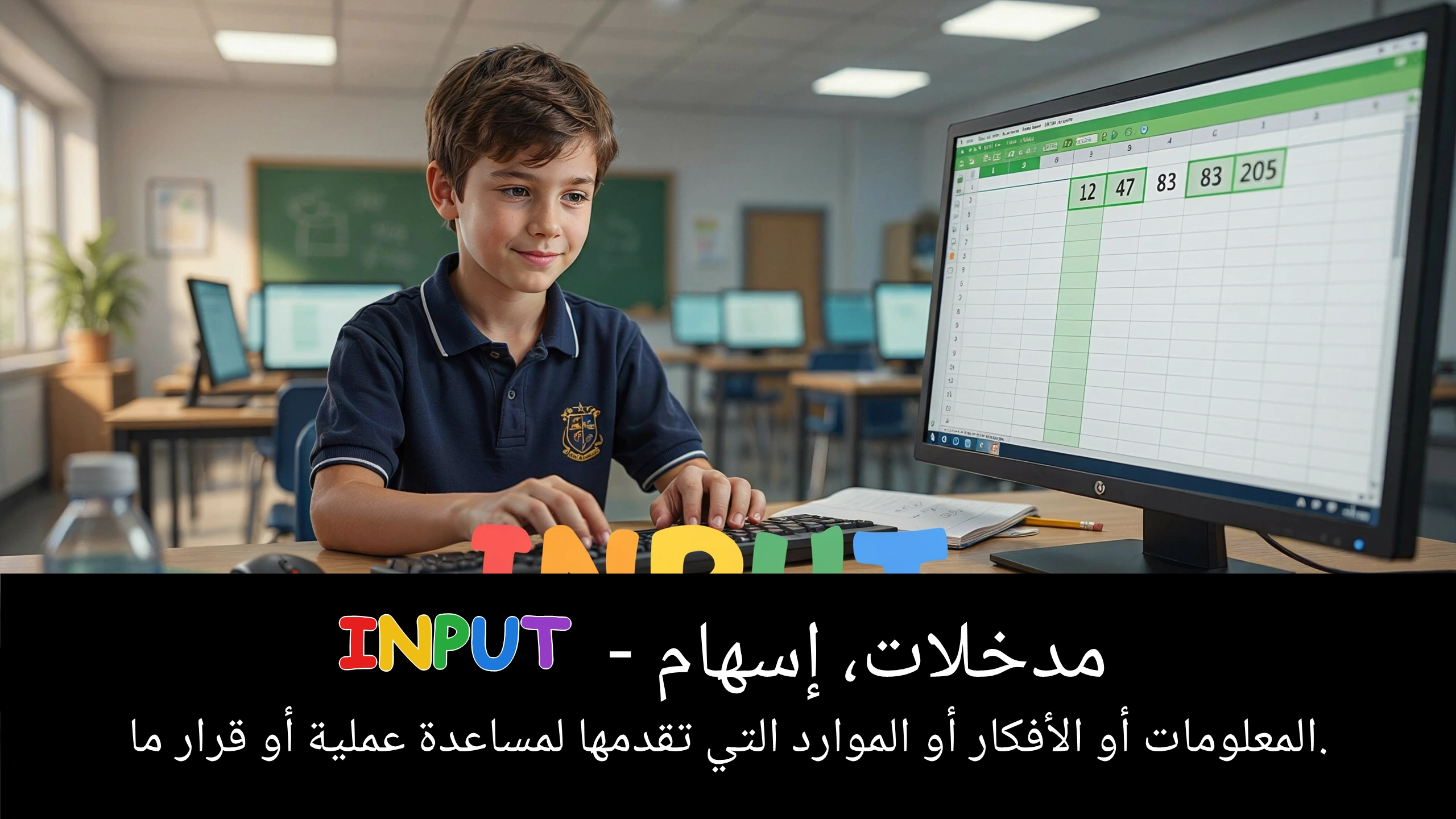 Arabic Illustration for input